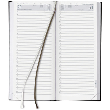 BIELLA Agenda Le Jour 2026 801310050026U 1G/1P blu ML 13.5x31.5cm