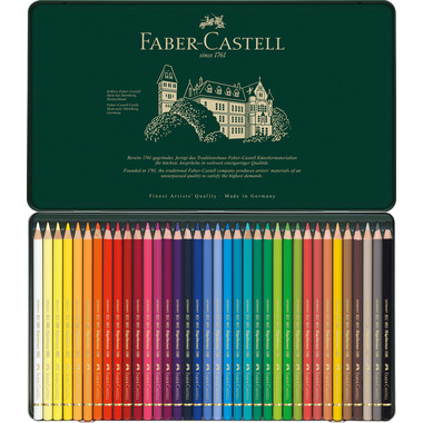 FABER-CASTELL Farbstift Polychromos 110036 36er Metallschachtel