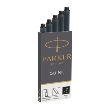PARKER Inchiostro Quink Z 44 1950382 nero 5 pz.