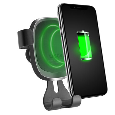 Car mount with wireless charger