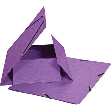 BIELLA Gummibandmappe A4 17840142U violett, 355gm2 200 Bl.