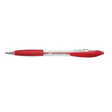 BIC Stylo à bille Atlantis 8871331 Classic NF, rouge