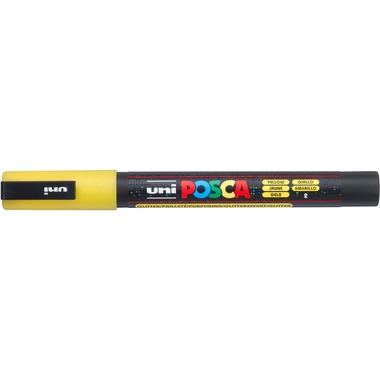 POSCA Marker 0.9-1.3mm PC-3ML YELLO glitzer gelb