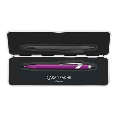 CARAN D'ACHE Stylo à bille 849 Colormat-X 849.605 violet, Slimpack