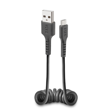 Cavo a spirale USB Micro USB per dati e ricarica