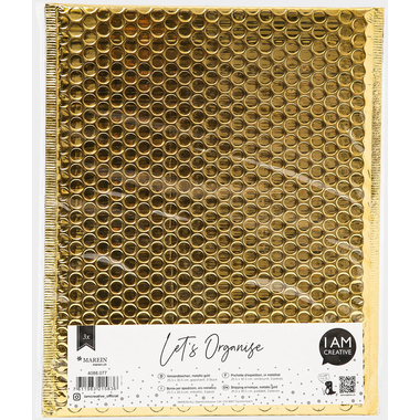 I AM CREATIVE Geschenktasche Let`s Organize 4088.077 metallic gold 3 Stück