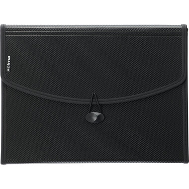 KOLMA Dossier à comp. Selection A4 11.052.06 recyclé, noir 12 comp.