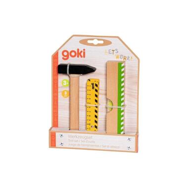 Goki Werkzeugset 3-teilig Holz