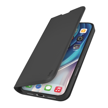 Black book-style cover for iPhone 17 Pro | SBS