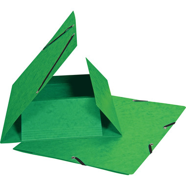 BIELLA Gummibandmappe A4 17840130U grün, 355gm2 200 Bl.