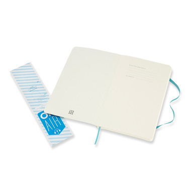 MOLESKINE Taccuino Classic SC Large 341715529 riff blau, bianco 192 fogli