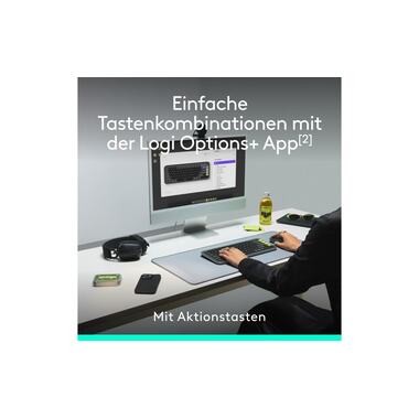 Logitech Keyboard-Mouse Set POP Icon Combo Lilac