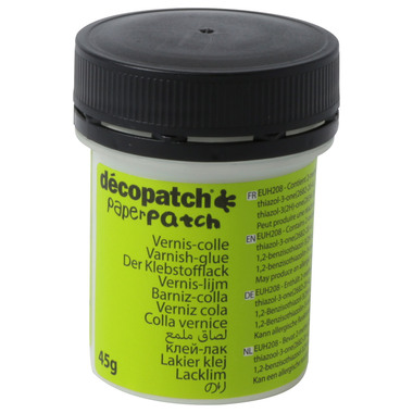 DECOPATCH Bastelset Schildkröte KIT036C Bogen, Tier, Pinsel, Lack