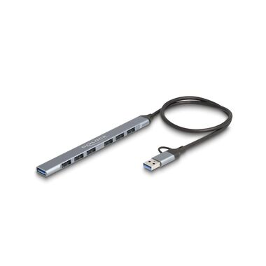 Delock USB-Hub USB-C/A - 6x USB-A 2.0/ 1x USB-A 3.0