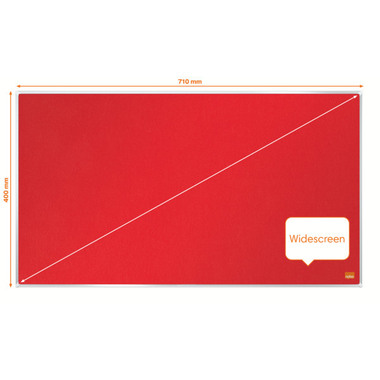NOBO Filztafel Impression Pro 1915419 rot, 40x71cm