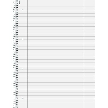 BRUNNEN Cahier à spirale Premium A4 1067127 ligné avec marge 80 feuilles