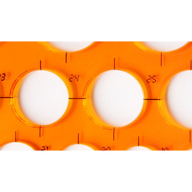 RUMOLD Kreisschablone 2810 270x130x2mm