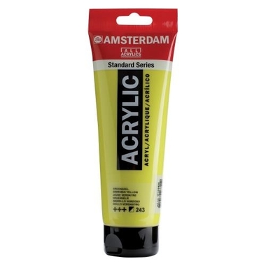 AMSTERDAM Acrylfarbe 250ml 17122430 gruengelb 243