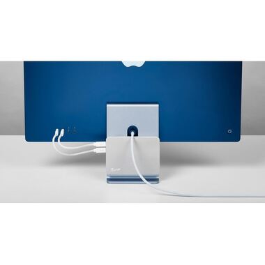 LMP Dockingstation USB-C DuoDock Silber