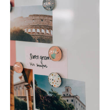 I AM CREATIVE Magnet Happy Let`s Organize 4035.54 Glas, 2.5x1cm 6 Stück