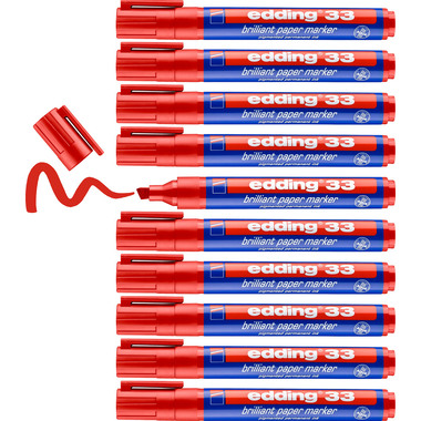 EDDING Permanent Marker 33 33-2 rosso
