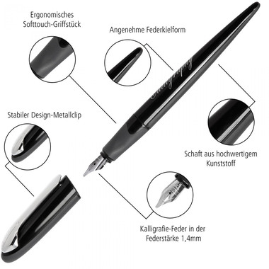 ONLINE Stylo plume Set Air 10010 Black