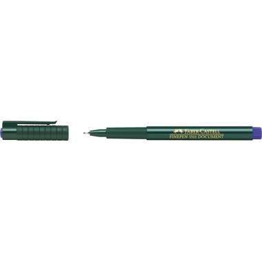 FABER-CASTELL Faserschr. FINEPEN 1511 0.4mm 151151 blau
