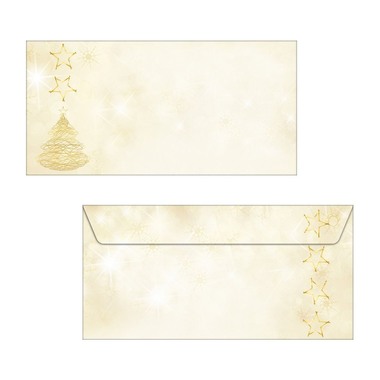 SIGEL Weihnachts-Umschlag Graceful DU083 Christmas, DIN lang 50 Stück