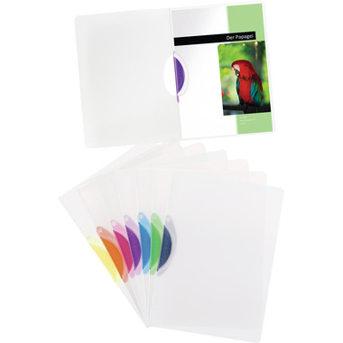 KOLMA Klemmhefter Easy Plus A4 11.012.13 violett, 30 Blatt, Kolmaflex