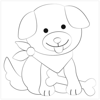 URSUS Kit d'images boulett. papier 21290006 Animaux compagnie 6 feuilles