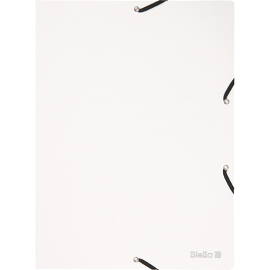 BIELLA Gummibandmappe A4 17840101U weiss, 355gm2 200 Bl.