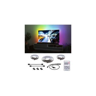 Paulmann EntertainLED USB Strip Éclairage TV RGB+, 65"