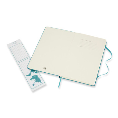 MOLESKINE Notizbuch L/A5 715383 Blanko, HC, Riff Blau