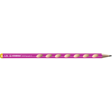 STABILO Bleistift EASYgraph S HB 325/01-HB-6 pink, L