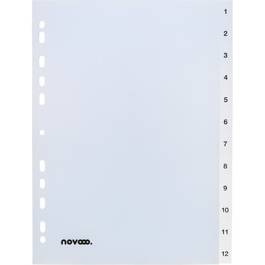 NOVOOO Register PP A4 41005 transparent 1-12
