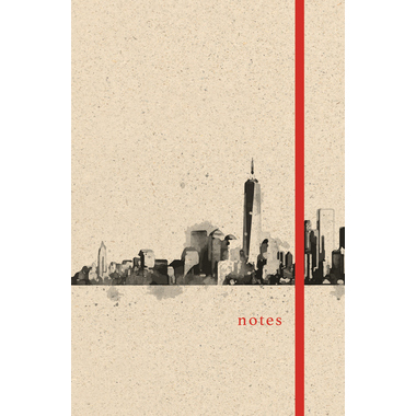 NATUR VERLAG Taccuino hardcover 13x21cm 10910N Skyline, in bianco