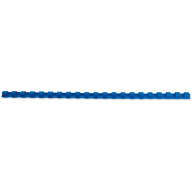 GBC Plastikbindrücken 6mm A4 4028233 blau, 21 Ringe 100 Stück