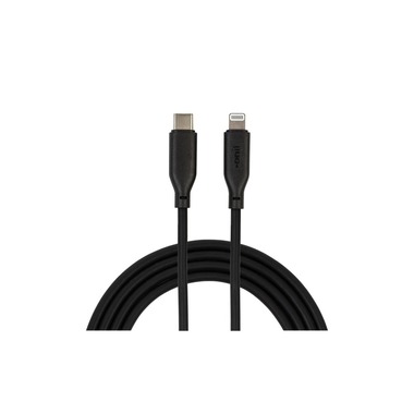 onit Câble USB 2.0 Silicone, MFi, USB-C - Lightning 1.5 m, Noir