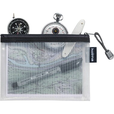 KOLMA Reissverschlusstasche A6 08.198.25 Mesh Bag, nachtblau