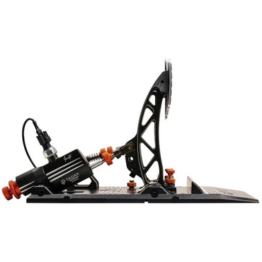 Asetek Racing Invicta Accelerator und Brake Pedal Aluminium Nero Arancione