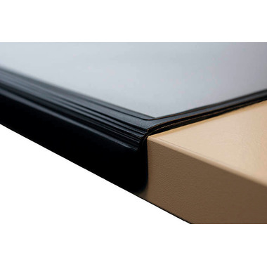 LÄUFER Schreibunterlage Durella 44626 Flexoplan, schwarz 65x52cm
