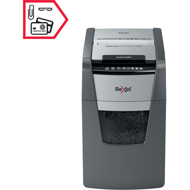 REXEL Aktenvernichter Optimum AF+ 2020130MCH 130M, P-5, 44lt