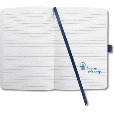 JOLIE Taccuino HC midnight blue JN204 rigato,174 p.,95x150x16mm