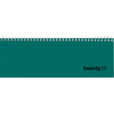 BIELLA Agenda Colorful 2026 888377090026U 1S/2P petrol ML 29.7x10.5cm