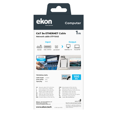 LAN cable for internet connections | Ekon