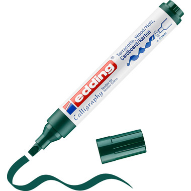 EDDING Permanent Marker 1455 1-5mm 1455-25 grün