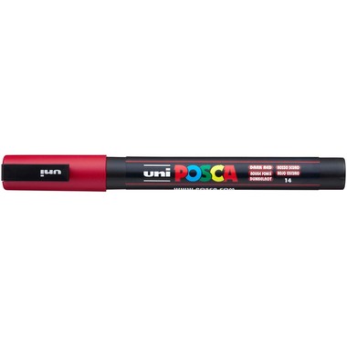 POSCA Marker 0.9-1.3mm PC-3M Dark red dunkelrot