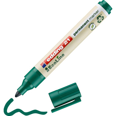 EDDING Permanent Marker 21 1.5-3mm 21-4 grün