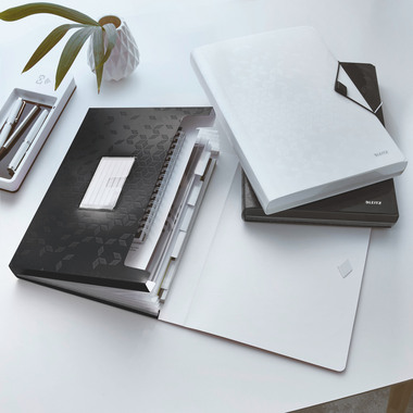 LEITZ Projektmappe WOW A4 4589-00-95 schwarz 5 Fächer