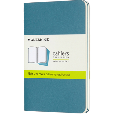 MOLESKINE Taccuino cartone 3x P/A6 629612 in bianco, vivid blu, 64 p.